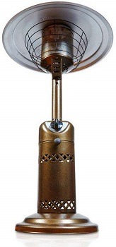 Living Accents Bronze Tabletop Patio Heater review