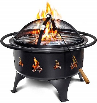 Fire Pits Outdoor Wood Burning