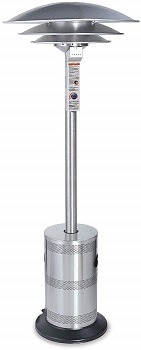 Stainless Steel Triple Dome Commercial Grade Patio Heater