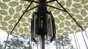 The Hiland Parasol Electric Patio Heater review