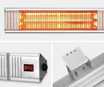 Trustech Ceiling-mounted Electric Patio Heater 1500W review