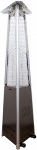 Hiland NG-GT-BRZ Natural Gas Pyramid Patio Heater